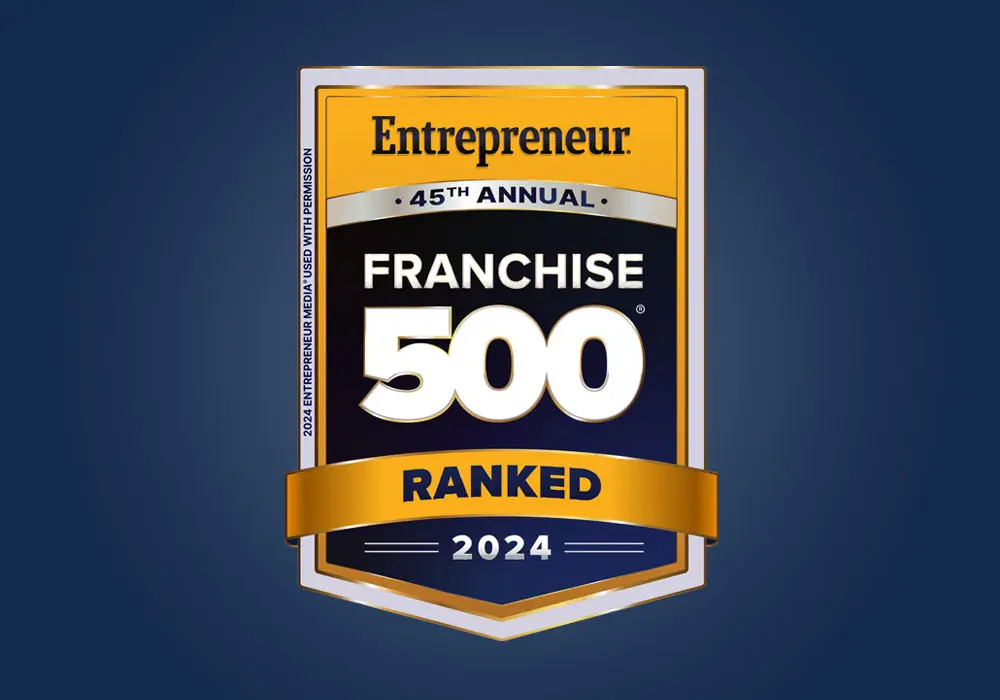 Franchise 500 Ranked 2024 badge