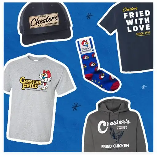 chesters merch store promo